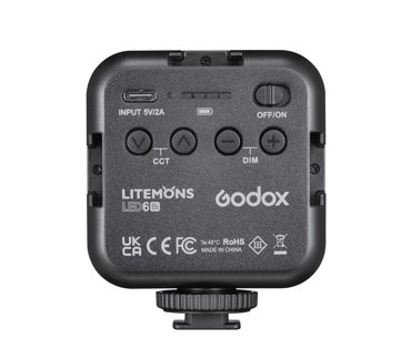 Осветитель Godox Litemons LED6Bi 6Вт 3200K - 6500K светодиодный фото 2 1900₽