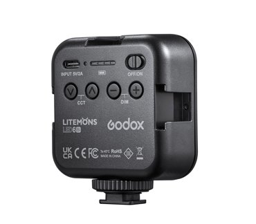 Осветитель Godox Litemons LED6Bi 6Вт 3200K - 6500K светодиодный фото 3 1900₽
