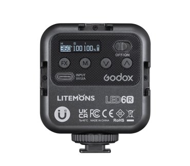 Осветитель Godox LITEMONS LED6R RGB 6Вт 3200K - 6500K светодиодный фото 2 2425₽