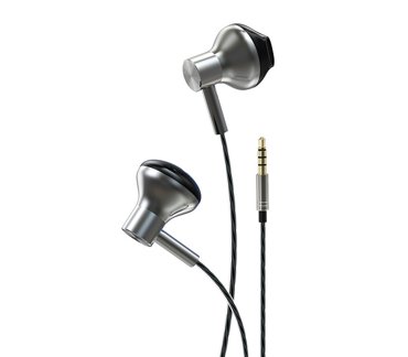 Наушники Devia Metal In Ear Headphones черные фото 2 479₽