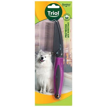 Расческа для животных Triol Стандарт комбинированная 31751050 349₽