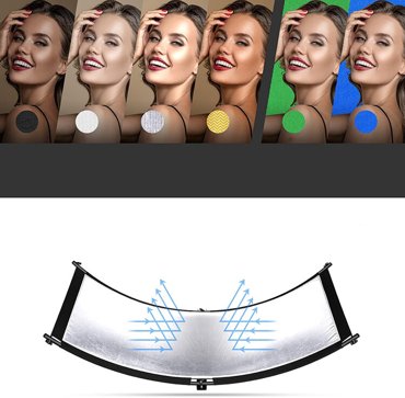 Отражатель - хромакей Neewer 6-в-1 Clamshell Light Reflector Diffuser 155x61см 10102491 8990₽