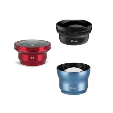 Набор Sirui 3 объектива 18мм wideangle v2 60мм portrait Fisheye Цветной WPF-01KBRMSC-06 12990₽