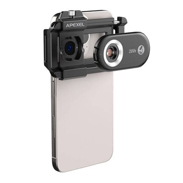 Объектив - микроскоп Apexel PhoneMicro 5 200x для смартфона APL-MS200 3490₽