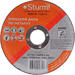 Диск отрезной по металлу Sturm 9020-07-115x12 АРМИРОВАННЫЙ размер 115x12x2223 50₽