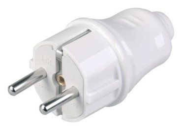 Iek EVP10-16-01-K01 ВПп10-01-Ст Вилка разборная прямая с зк 16А белая 110₽