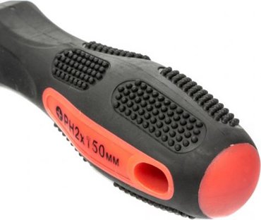 Отвертка Anti-Slip Ph2 х 150 мм CrV двухкомп рукоятка Matrix фото 3 144₽