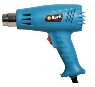 Bort BHG-1700 Фен технический 91275691 1600 Вт 2 режима 240 лмин 065 кг фото 2 1610₽