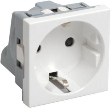 Розетка IEK CKK-40D-RSZB2-K01-K 10 А белый 340₽
