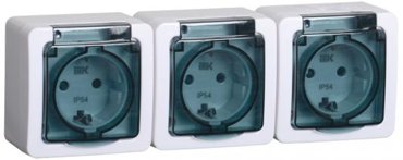Розетка IEK ERMP32-K03-16-54-EC 16 А белый 910₽