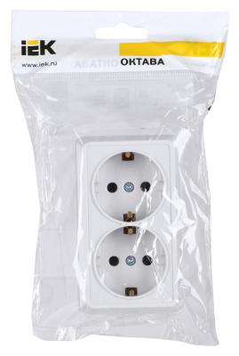Розетка IEK ERO21-K01-16-DC 16 А белый фото 2 190₽