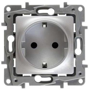 Розетка Legrand 672422 16 А алюминий 75₽