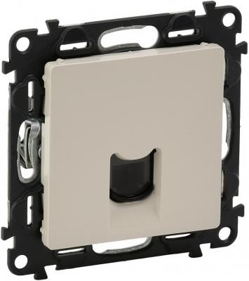 Телефонная розетка RJ11 Legrand Valena Life слоновая кость 753538 610₽
