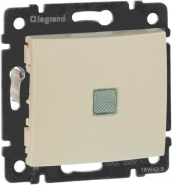 Выключатель Legrand Valena 1-клавишный с подсветкой слоновая кость 774310 фото 2 770₽