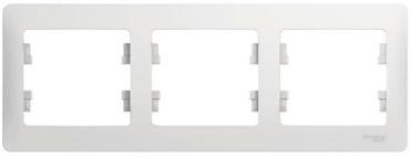 Рамка SCHNEIDER ELECTRIC GSL000103 Glossa 3-м горизонт бел 175₽