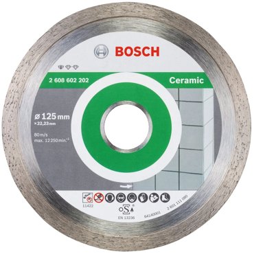 Алмазный диск Bosch Standard for Ceramic 125-2223 2608602202 699₽