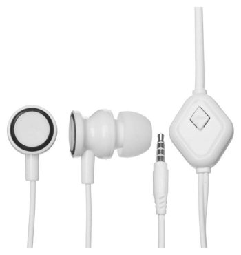 Наушники Red Line Stereo Headset Sp10 вакуумные микрофон 113 дБ 16 Ом 12 м белые 215₽