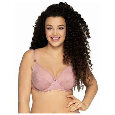 Бюстгальтер Ava Lingerie боковая поддержка чашка формованная на косточках бретели регулируемые съемные размер 100D розовый 3469₽
