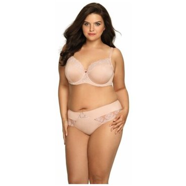 Бюстгальтер классика Ava Lingerie из сетки чашка на косточках без пуш-ап бретели регулируемые размер 95G черный 3982₽