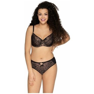 Бюстгальтер Ava Lingerie чашка на косточках мягкая бретели регулируемые съемные размер 75L черный 2739₽