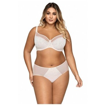Бюстгальтер классика Ava Lingerie боковая поддержка чашка на косточках мягкая бретели регулируемые размер 85G белый 3590₽