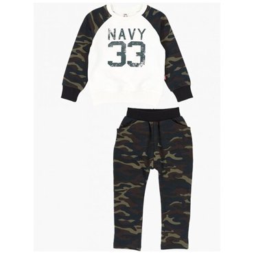 Спортивный костюм для мальчика Mini Maxi модель 10621063 цвет белыйхакикамуфляж размер 104 2342₽