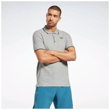 Поло Reebok размер M серый 3191₽
