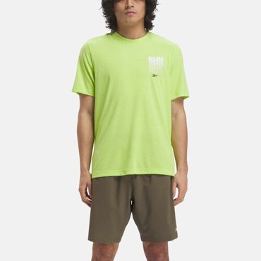 Футболка Reebok Running Graphic Tee размер M зеленый 1890₽