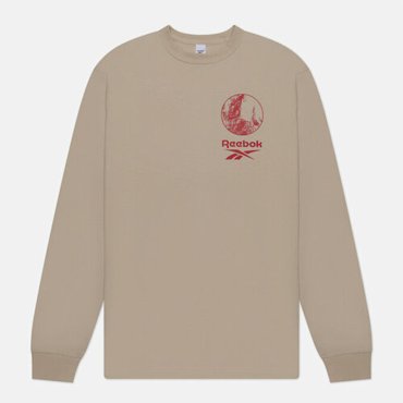 Лонгслив Reebok размер xl бежевый 3990₽