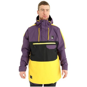Анорак Horsefeathers Norman размер XXL желтый фиолетовый 24137₽