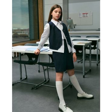 Школьный жилет Gloria Jeans размер 146-152 синий 1699₽