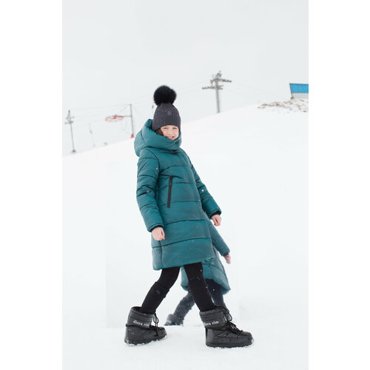 Парка Orso Bianco размер 116 бирюзовый 10760₽