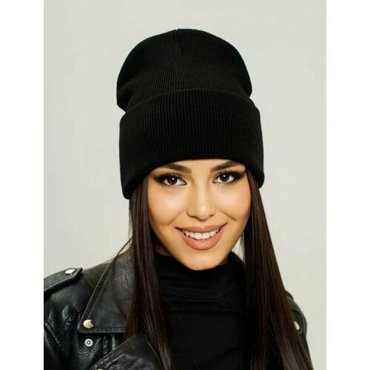 Шапка бини размер 5054 черный 985₽