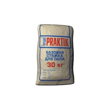 BERGAUF Practik штукатурка гипсовая серая для машинного нанесения 30кг 533₽