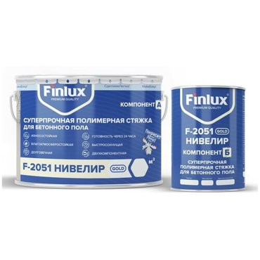 Finlux F-2051 Нивелир Суперпрочная полимерная стяжка ровнитель для бетонного пола 9200₽