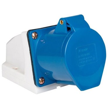 Розетка силовая CEE стационарная EKF ps-123-32-220 507₽