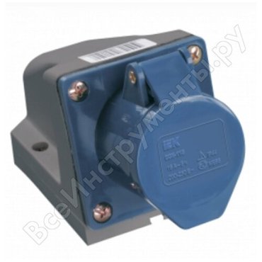 Розетка силовая CEE стационарная IEK PSR11-032-3 418₽
