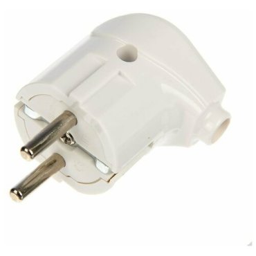 Вилка Smartbuy угловая с заземлением белая 16А 250В SBE-16-P02-w 215₽