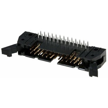 AMP-Latch-26 вилка на плату угл 254мм с защелкой 400₽