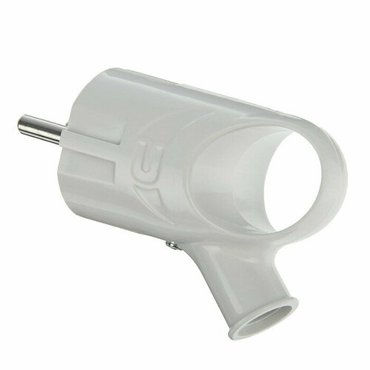 Ecola base Вилка угловая с кольцом Белая с заземлением 16А 250V AEPL3WEAY 197₽