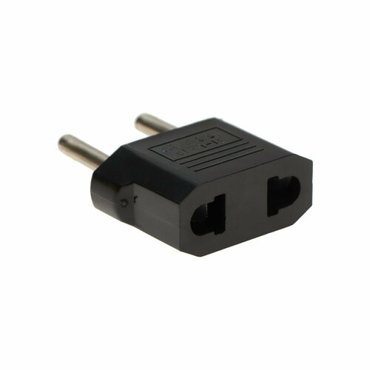Переходник плоский 6 А 220 В черный 1шт 560₽