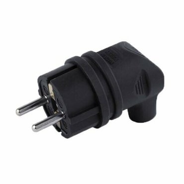 Вилка угловая 16А с заземл каучук TOKOV ELECTRIC TKE-C05-KVU-Z 315₽