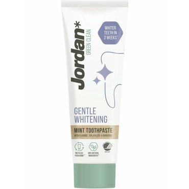 Зубная паста мятная Jordan Green Clean Gentle whitening с отбеливающим эффектом 75 мл из Финляндии 1122₽