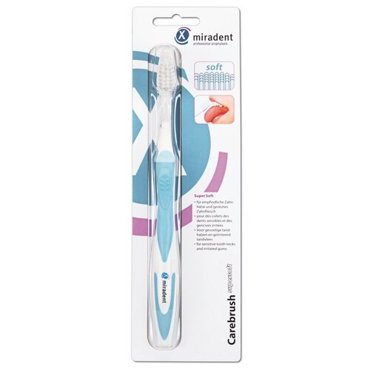 Зубная щетка miradent Carebrush Supersoft голубой 450₽