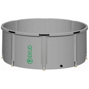 Складная ёмкость бакбочка для воды EKUD 1500 л h70 d170 9720₽