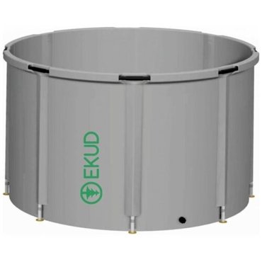 Складная ёмкость бакбочка для воды EKUD 2000 л h100 d160 13500₽