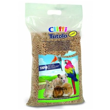 Cliffi Кукурузный наполнитель для грызунов птиц и рептилий 100 органик Tutolo Naturale 37 кг 980₽