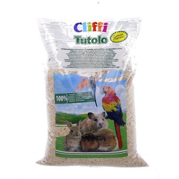 CLIFFI TUTOLO кукурузный наполнитель для грызунов Цитрус 45 кг 992₽