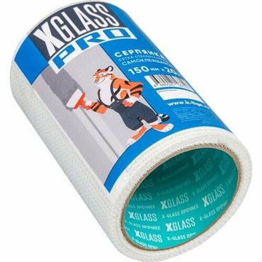 Самоклеящаяся стеклотканевая лента-серпянка X-Glass Pro 499₽
