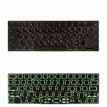 Keyboard Клавиатура для Apple для MacBook Pro 13 15 Retina Touch Bar A1706 A1707 Late 2016 Mid 2017 прямой Enter RUS 9587₽